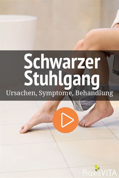 schwarzer stuhlgang schmerzen.